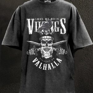 Vikings Valhalla Washed Gym Shirt