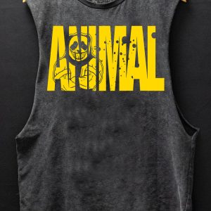 Animal Scoop Bottom Cotton Tank