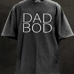 Dad Bod Washed Gym Shirt