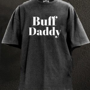 buff daddy Washed Gym Shirt