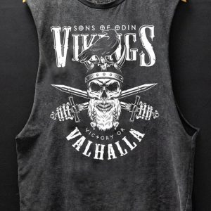 Vikings Valhalla Scoop Bottom Cotton Tank