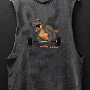 Dinosaur SCOOP BOTTOM COTTON TANK