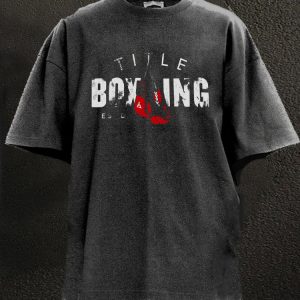 Boxing Washed Gym Shirt